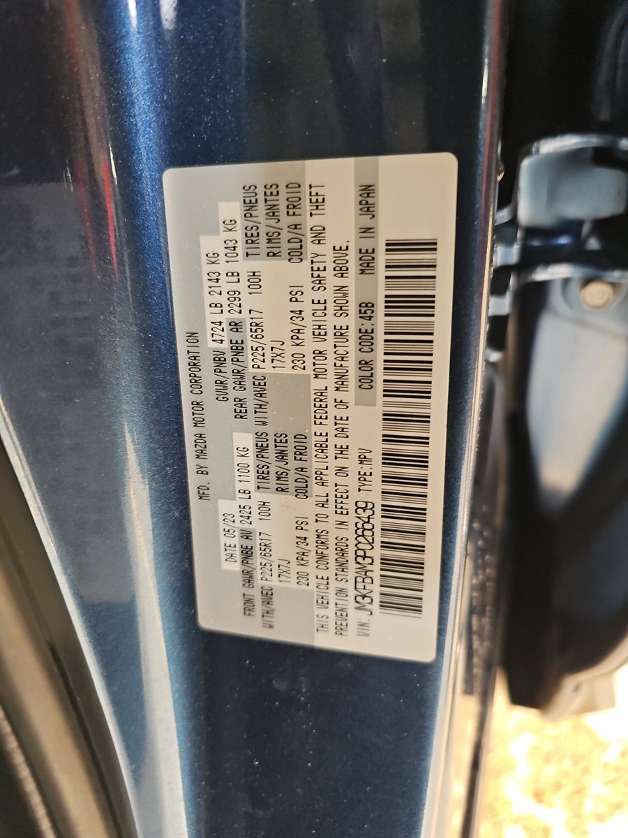 2023 MAZDA CX-5 2.5 S AWD