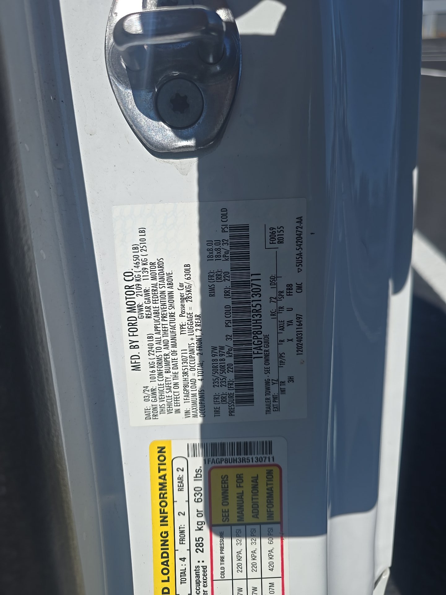 2024 Ford Mustang EcoBoost Premium RWD