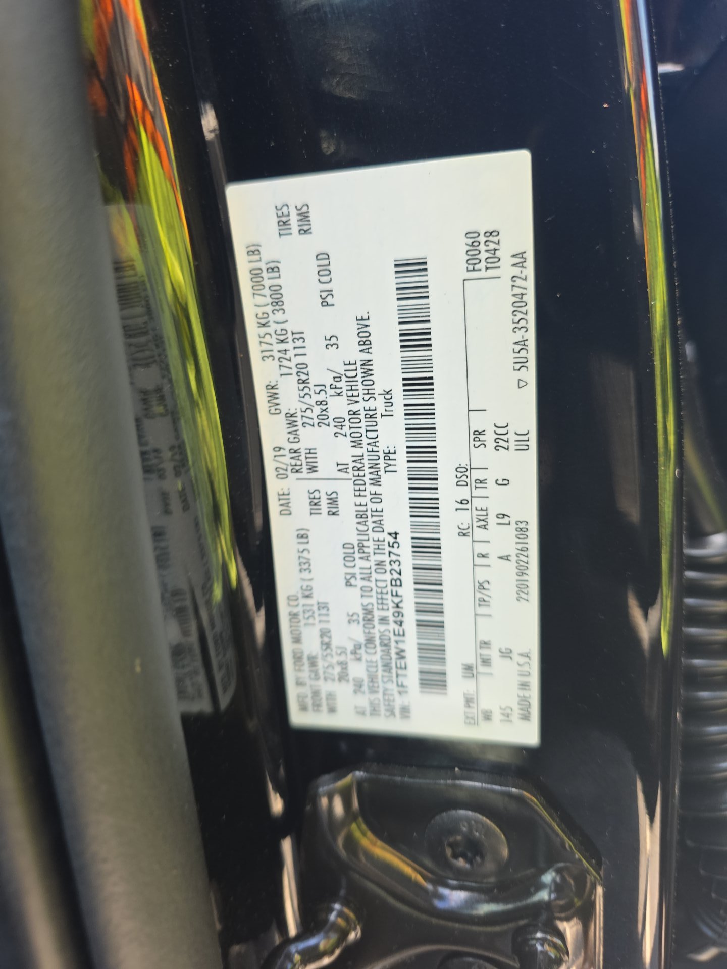 2019 Ford F-150 XL AWD