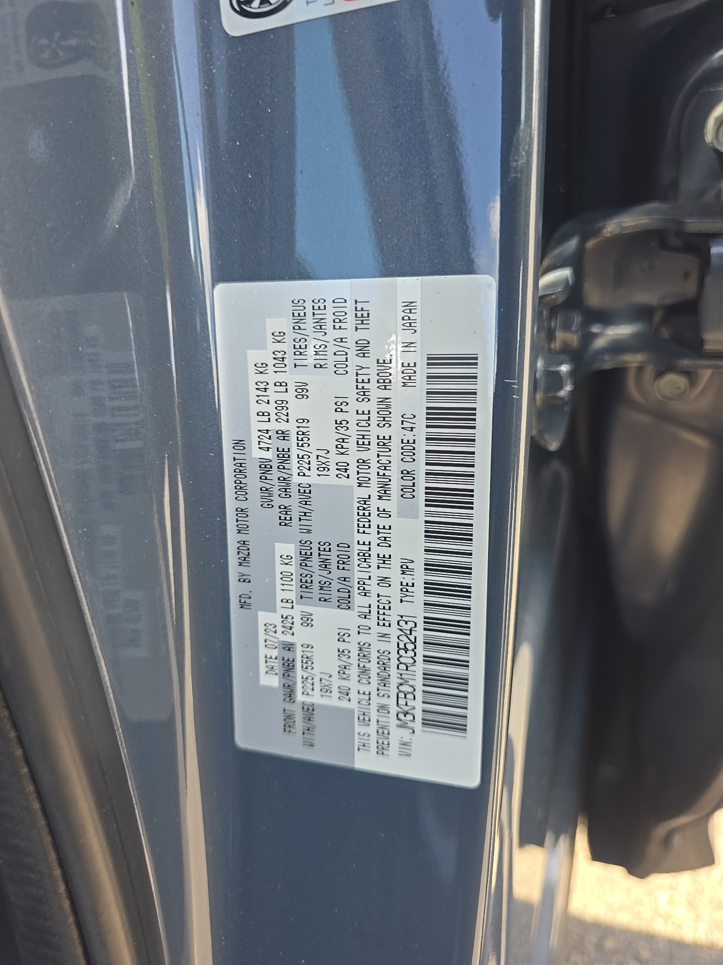 2024 MAZDA CX-5 2.5 S Carbon Edition AWD