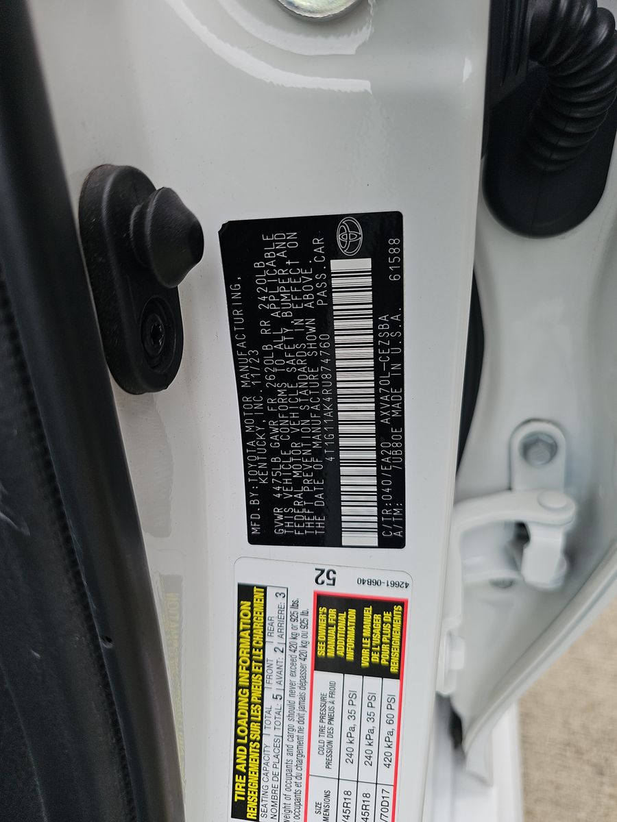 2024 Toyota Camry SE FWD