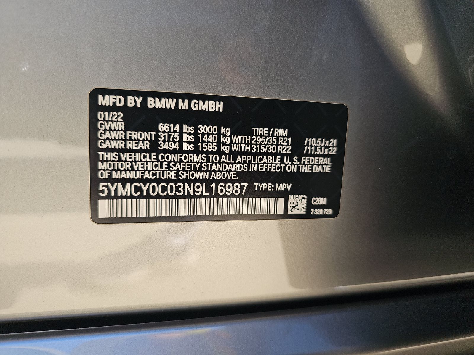 2022 BMW X6 M Base AWD