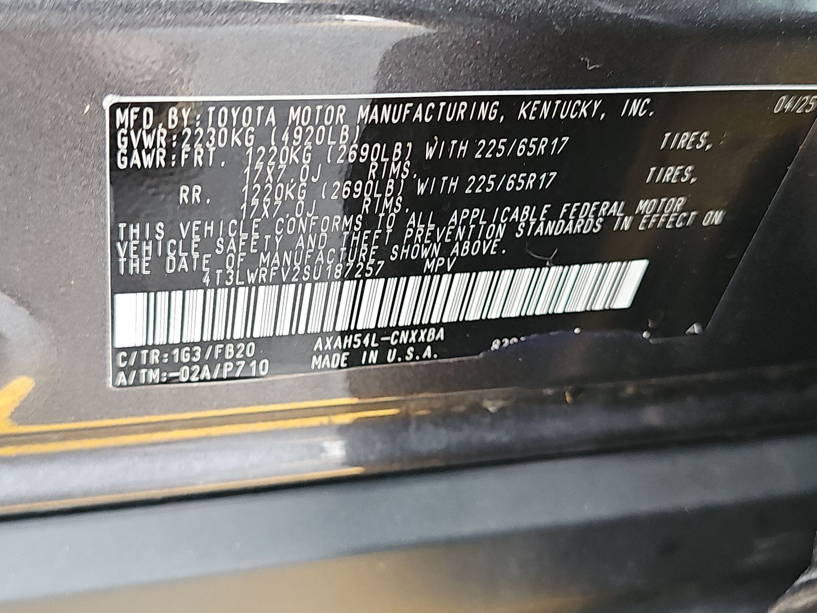 2025 Toyota RAV4 Hybrid LE AWD