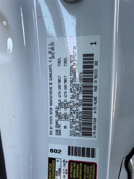 2025 Toyota Tacoma SR RWD