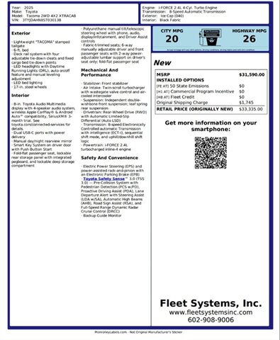 2025 Toyota Tacoma SR RWD