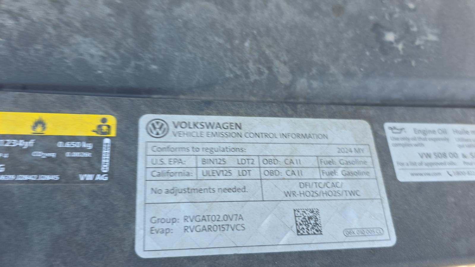 2024 Volkswagen Atlas 2.0T SE FWD