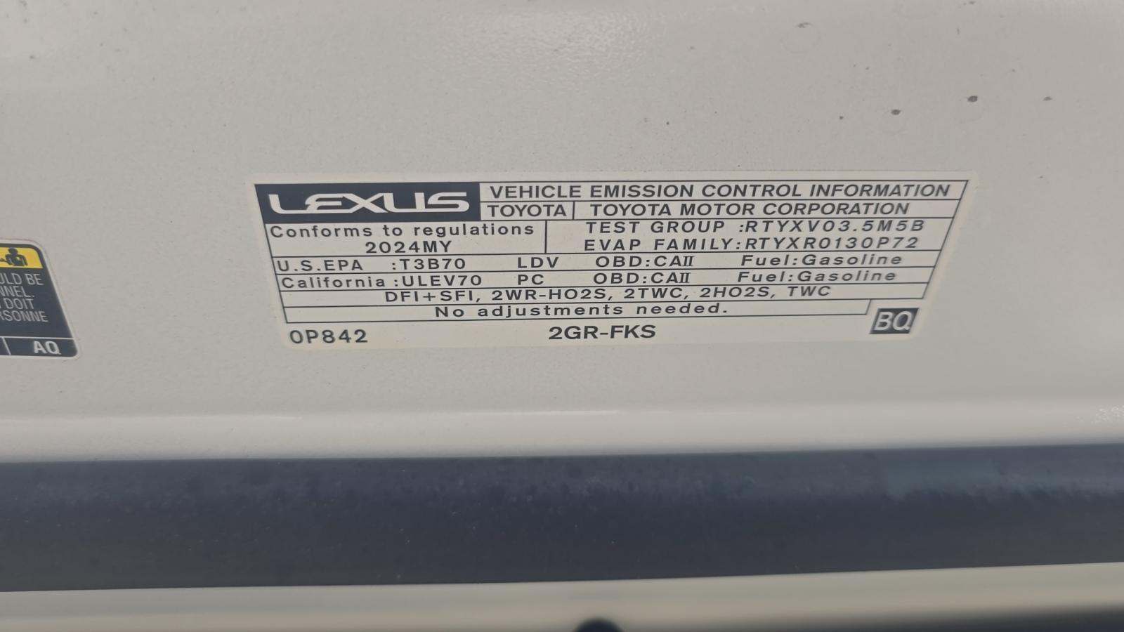 2024 Lexus ES ES 350 FWD
