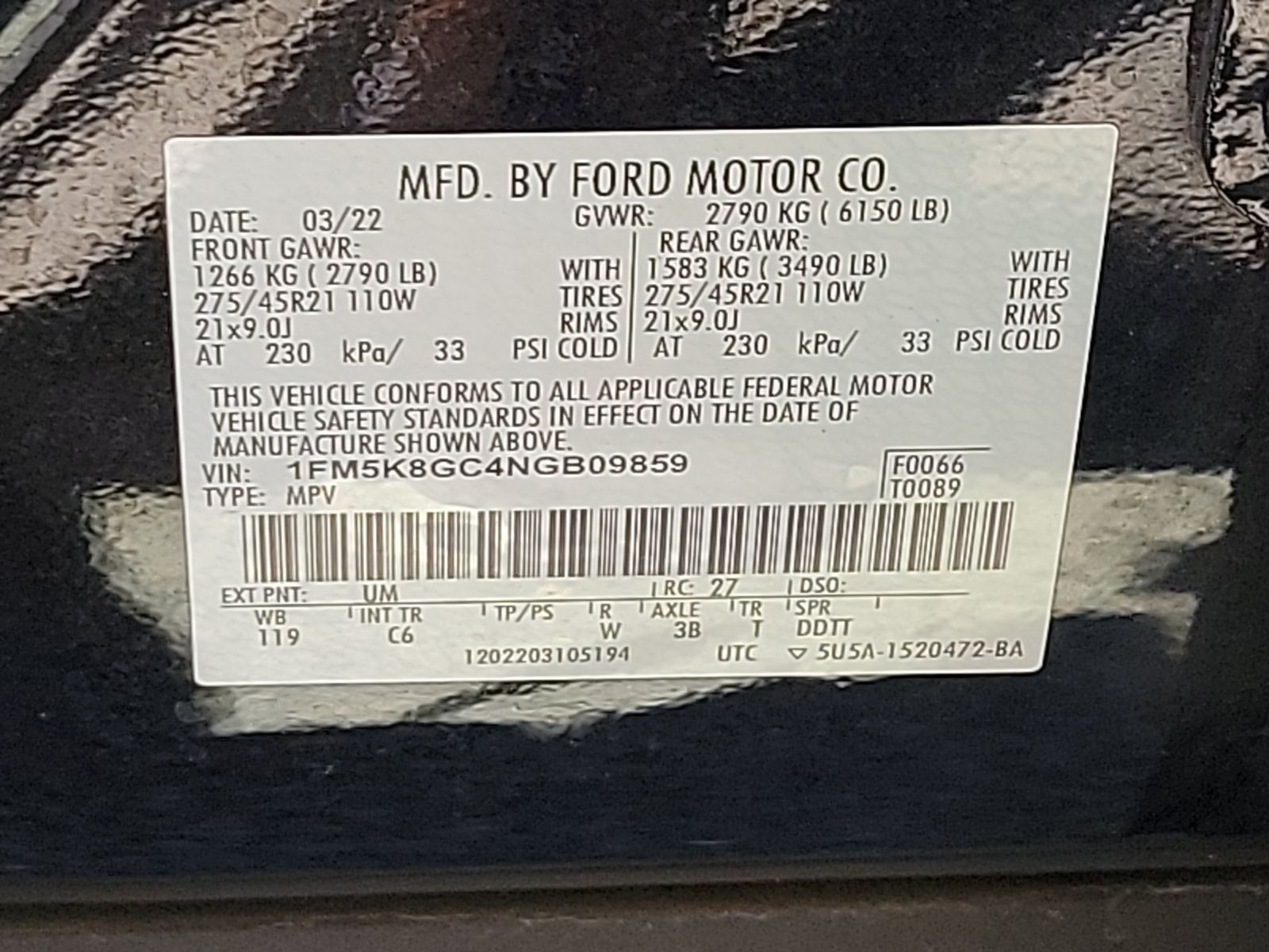 2022 Ford Explorer ST AWD