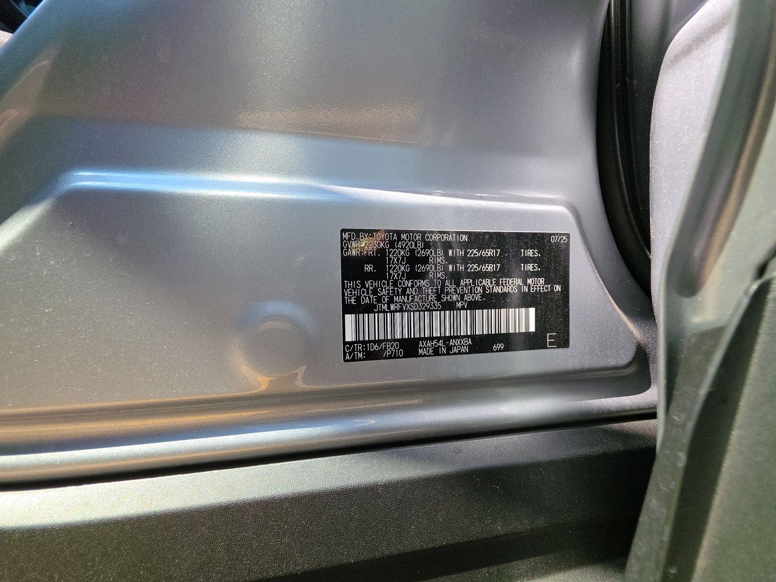 2025 Toyota RAV4 Hybrid LE AWD