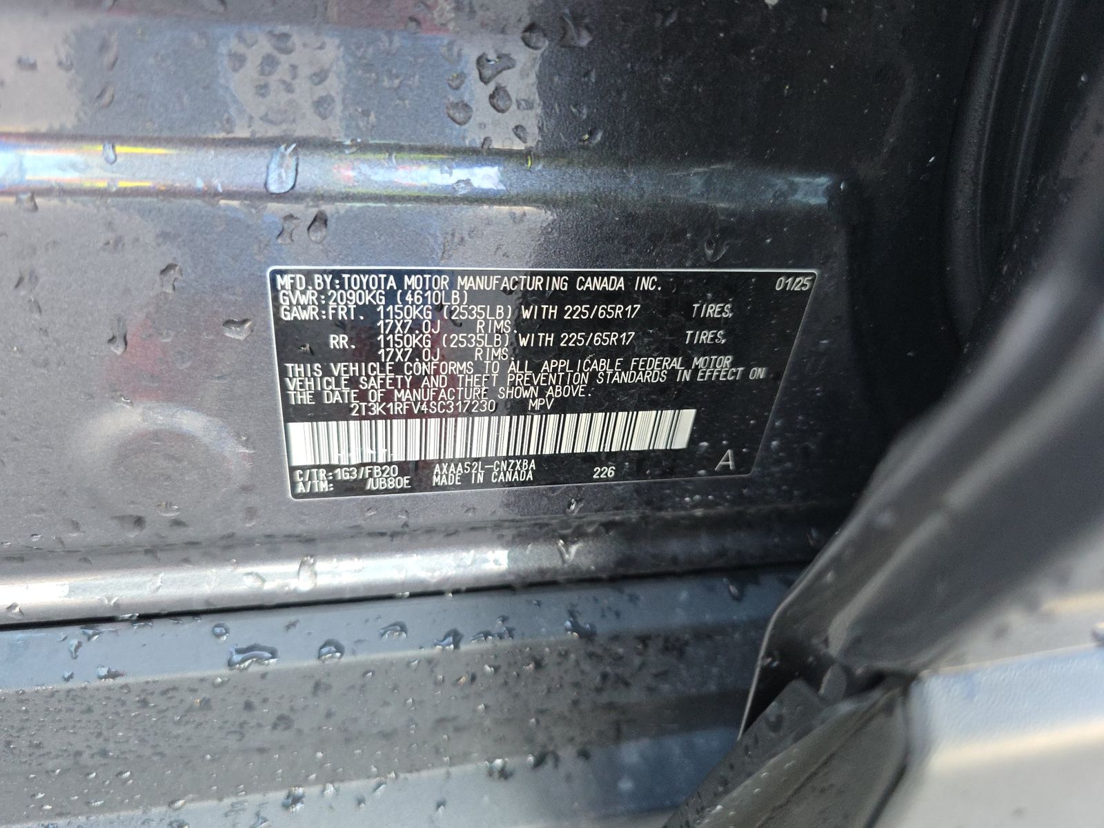 2025 Toyota RAV4 LE FWD