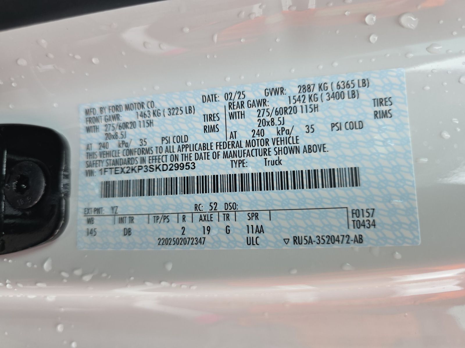 2025 Ford F-150 STX RWD