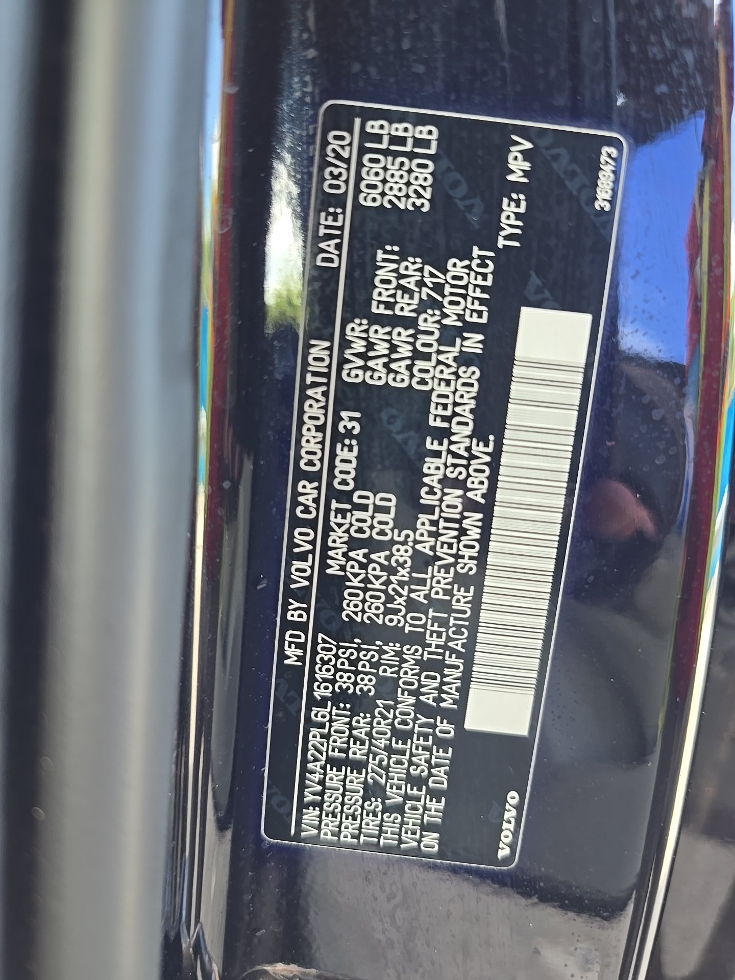 2020 Volvo XC90 T6 Inscription AWD