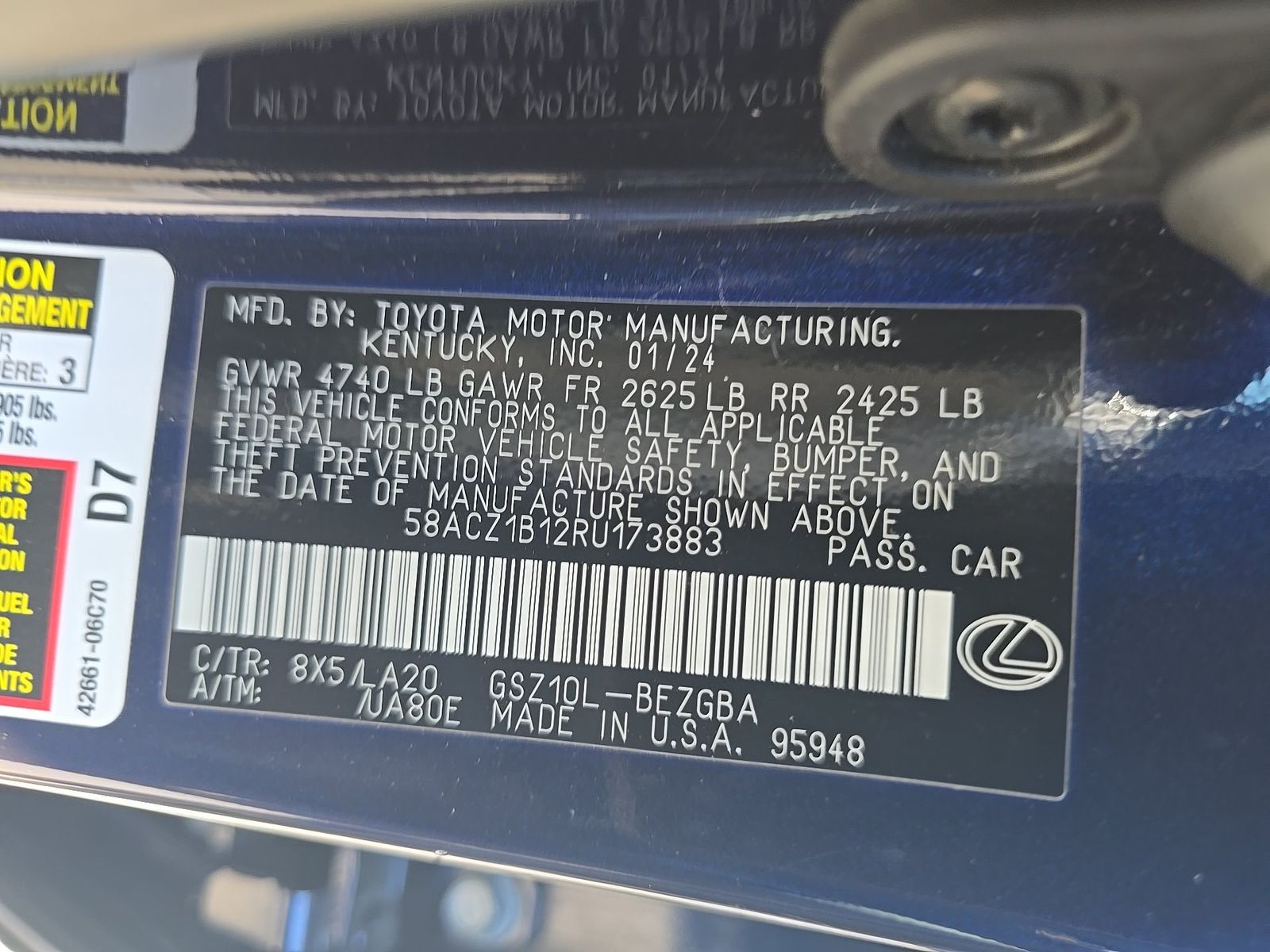 2024 Lexus ES ES 350 FWD