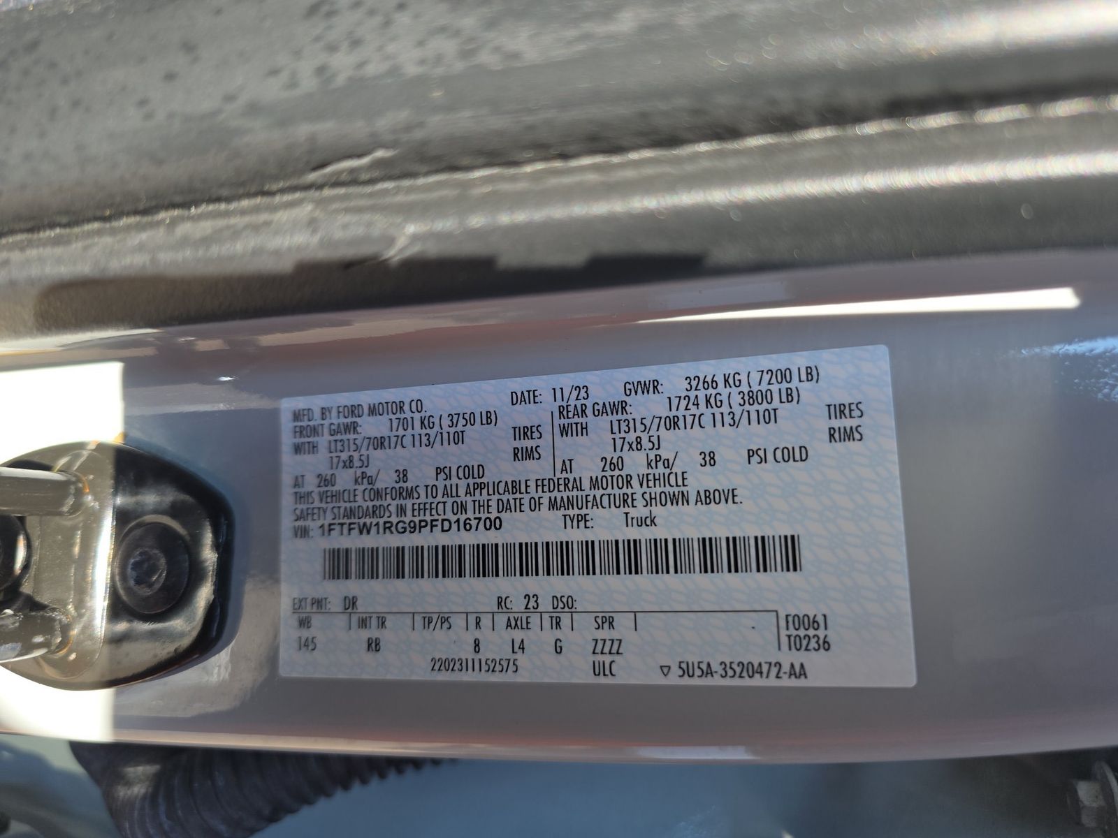 2023 Ford F-150 Raptor AWD