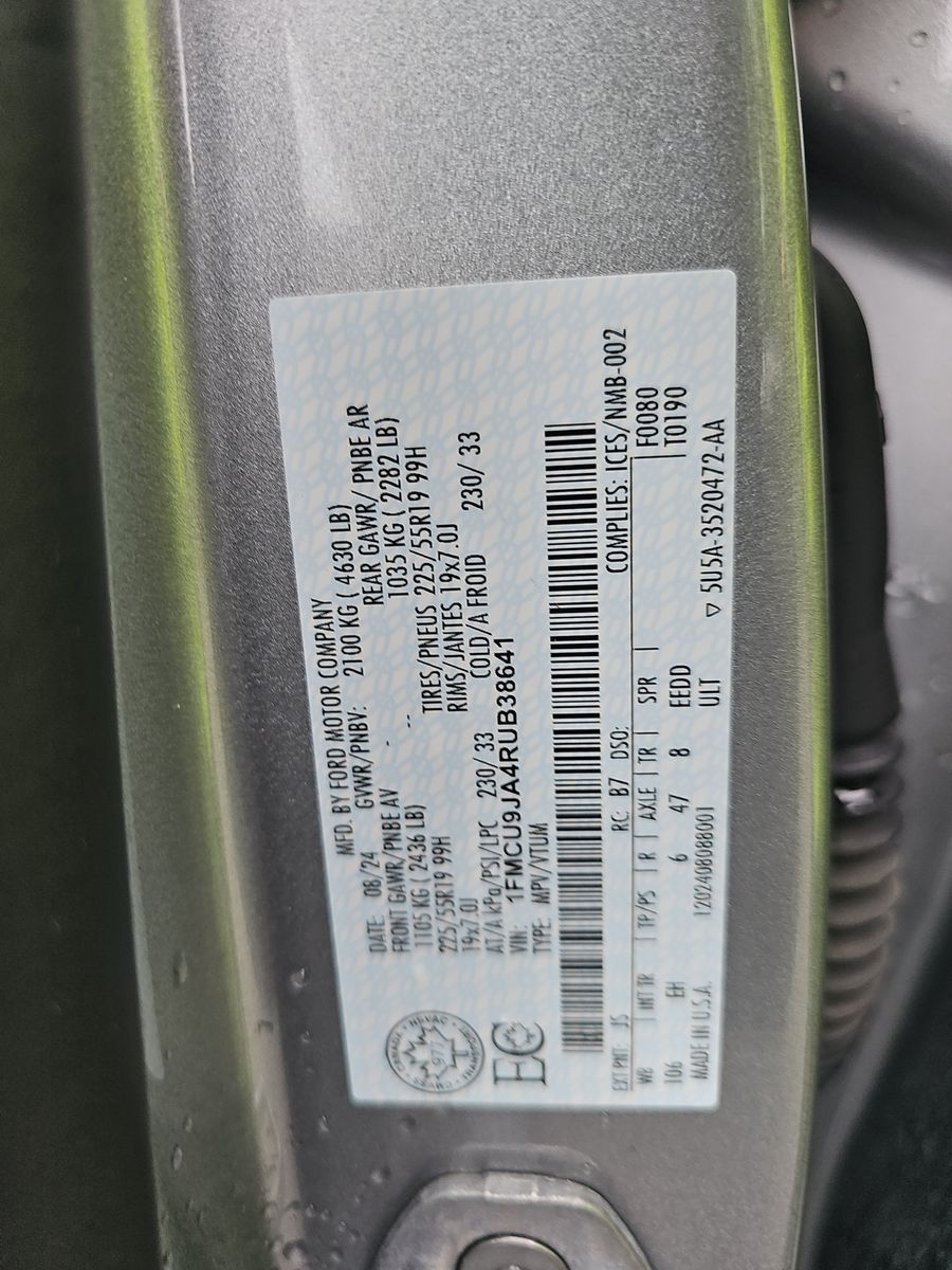 2024 Ford Escape Platinum AWD