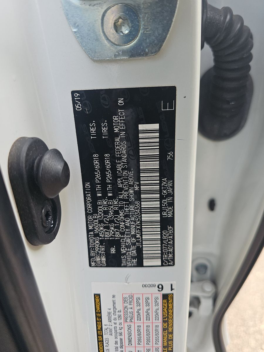 2019 Lexus GX GX 460 Luxury AWD