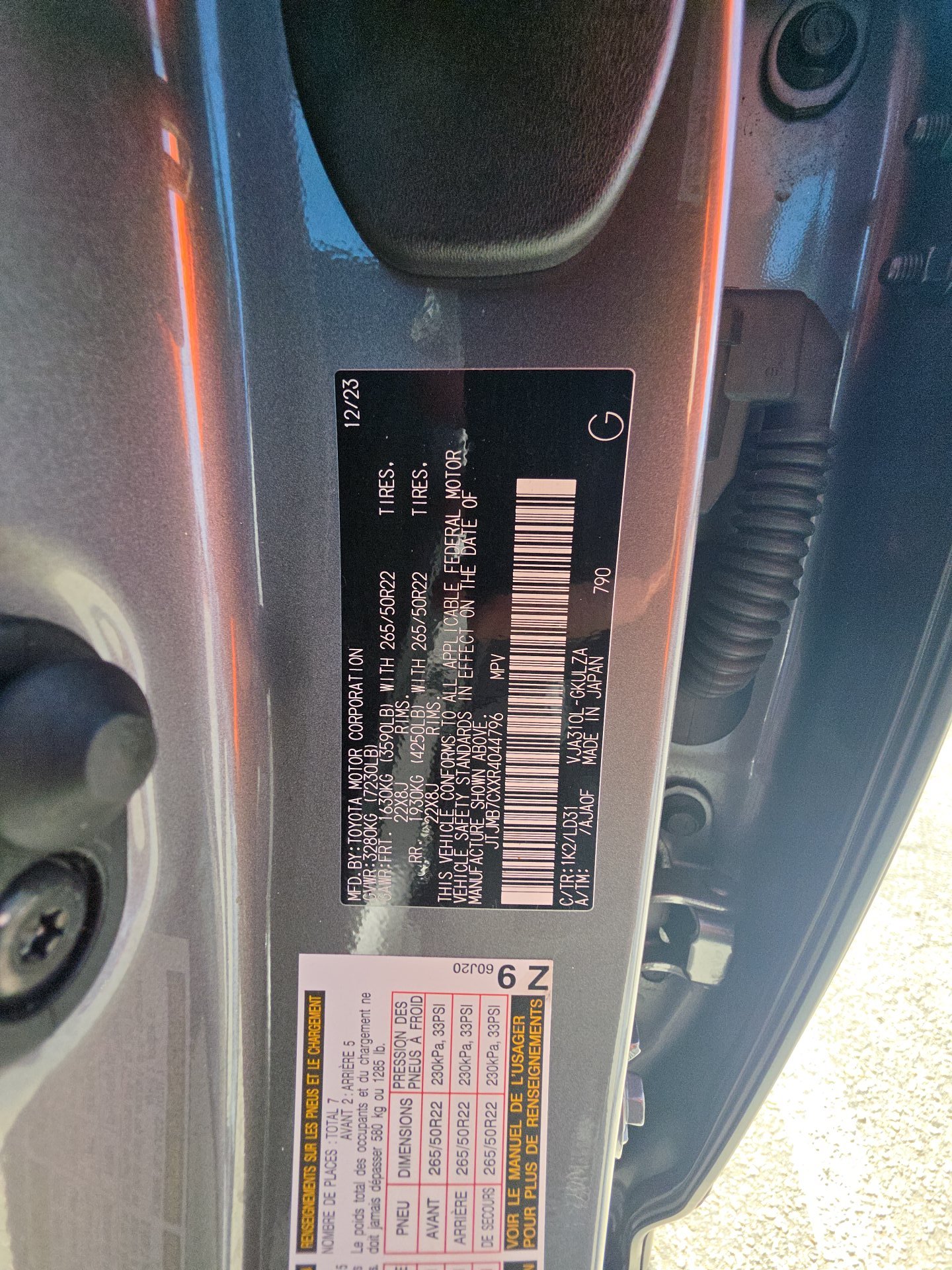 2024 Lexus LX LX 600 F SPORT AWD