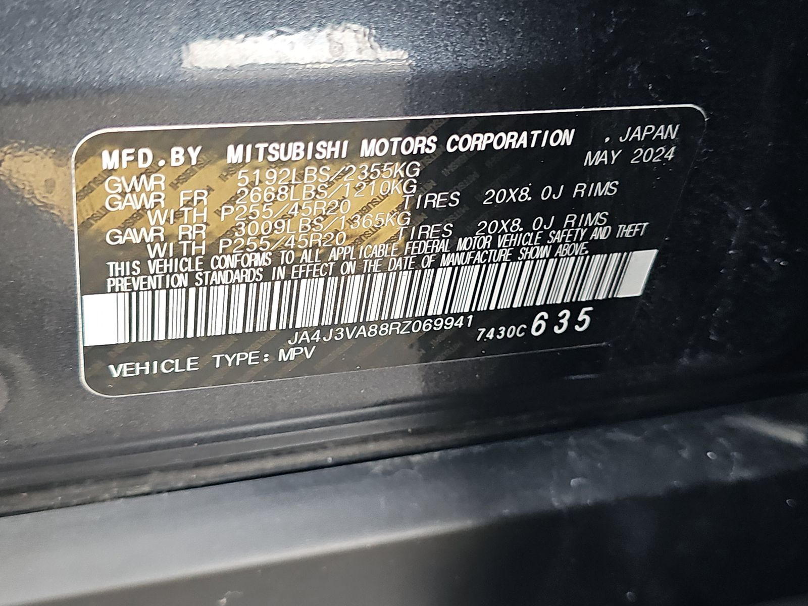 2024 Mitsubishi Outlander SE FWD