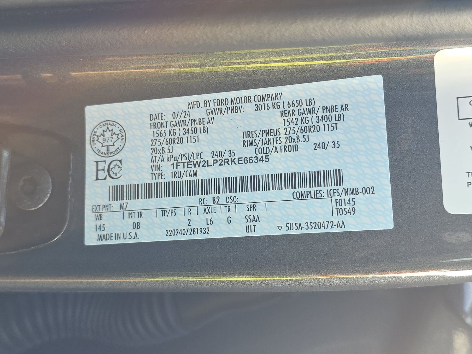 2024 Ford F-150 STX AWD
