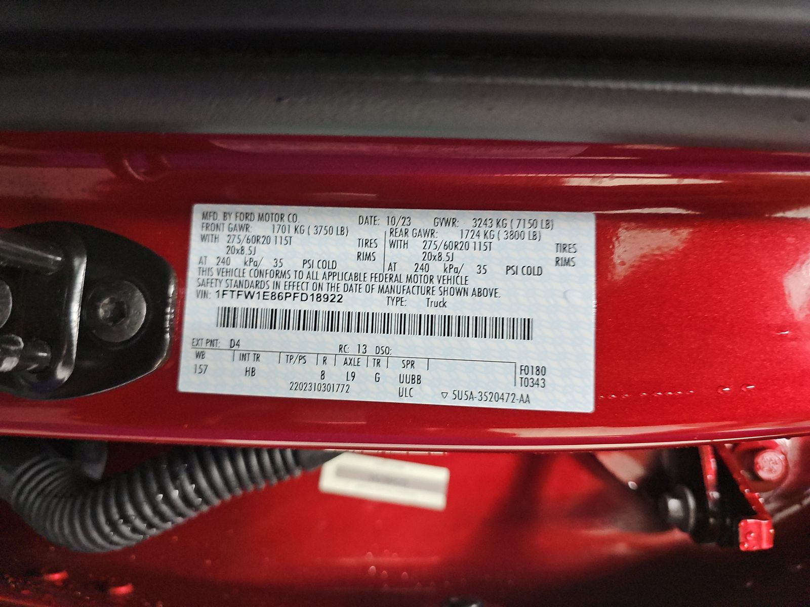 2023 Ford F-150 Lariat AWD