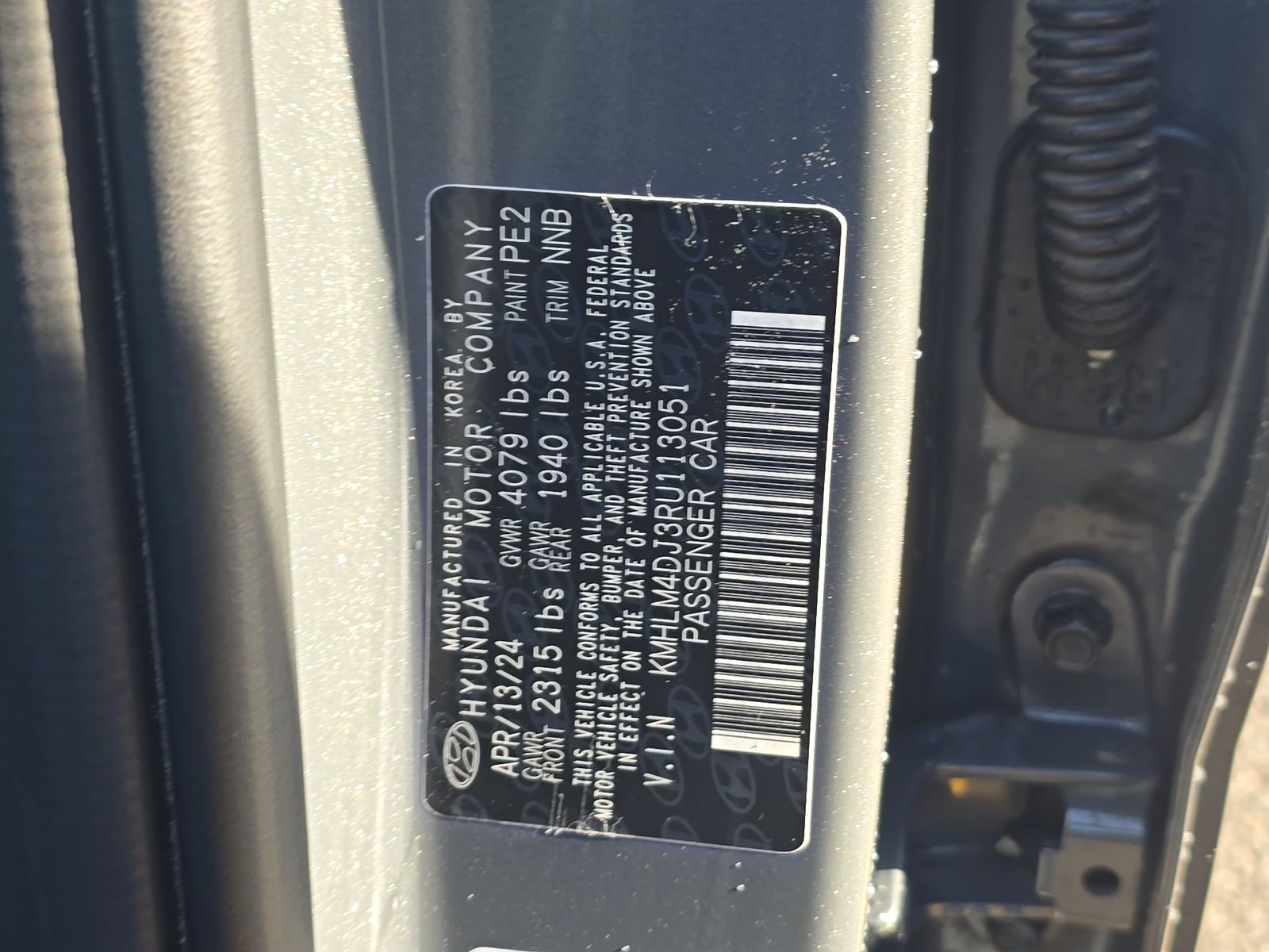 2024 Hyundai Elantra Hybrid Blue FWD
