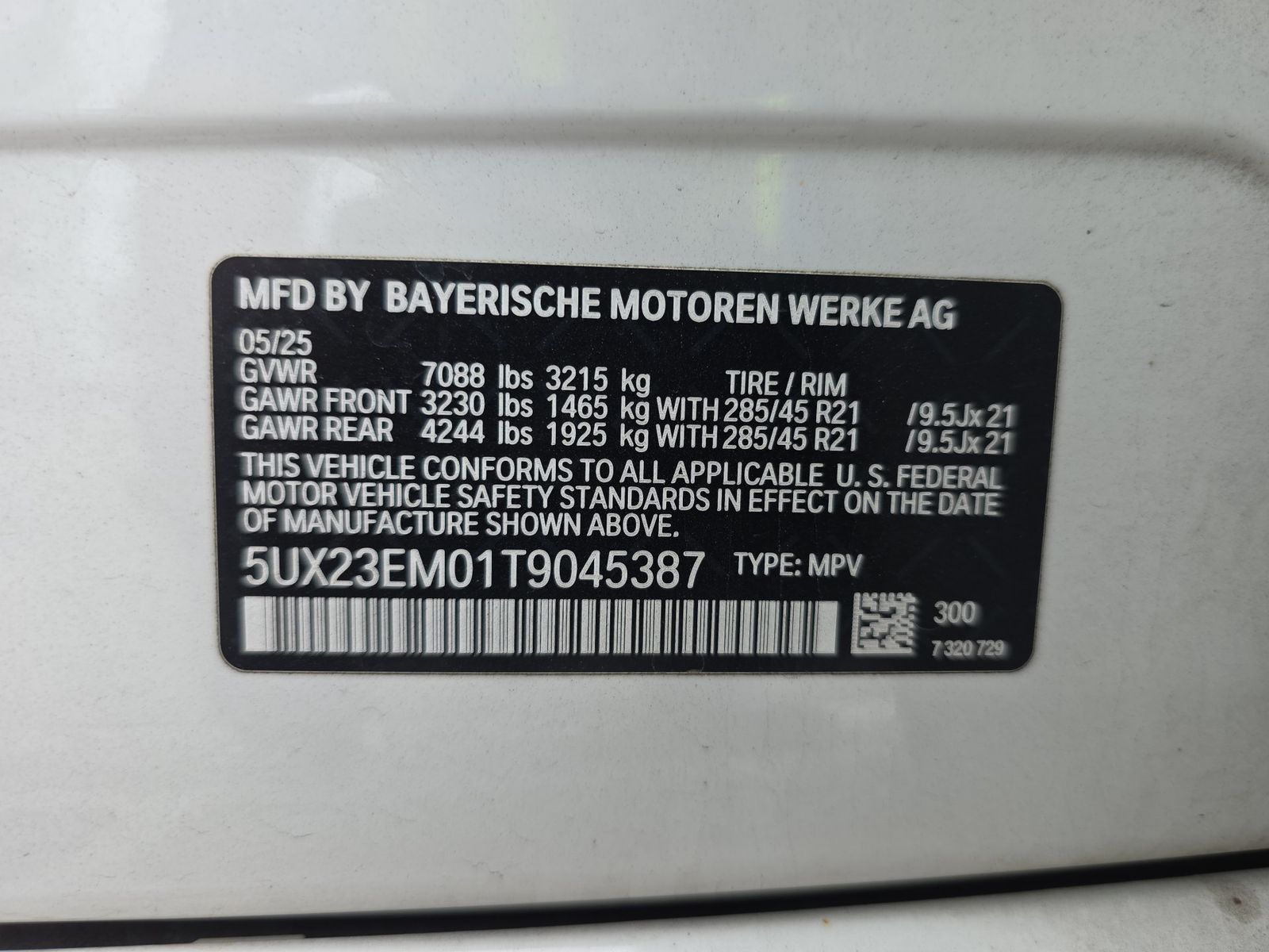2026 BMW X7 xDrive40i AWD