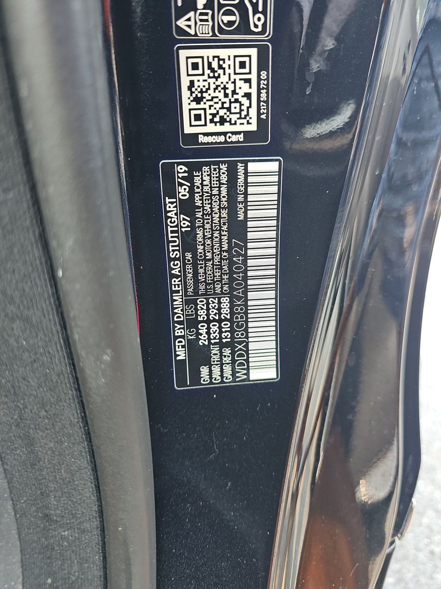 2019 Mercedes-Benz S-Class S 560 AWD