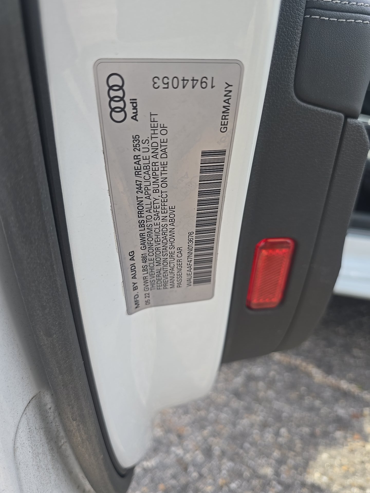 2022 Audi A4 S line Premium Plus AWD